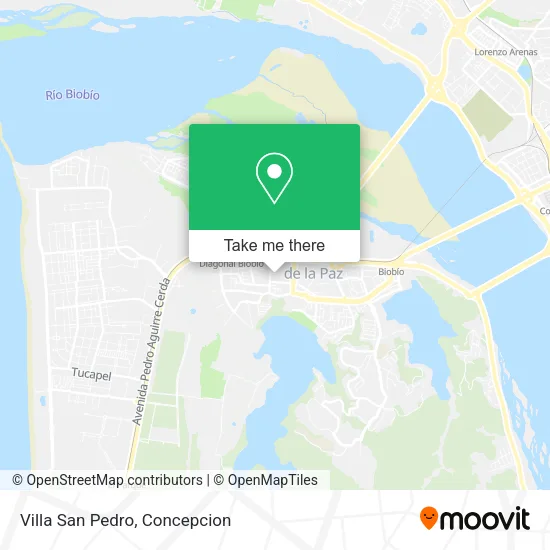 Mapa de Villa San Pedro