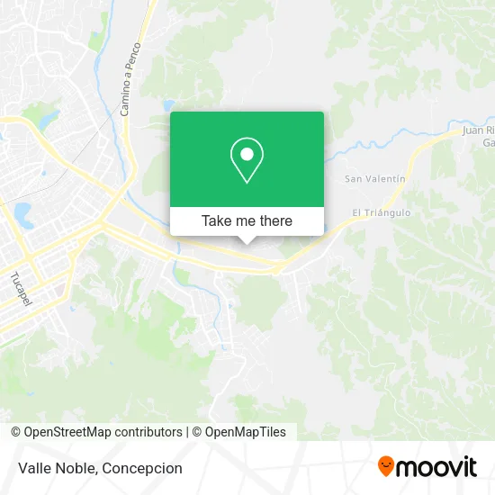 Valle Noble map