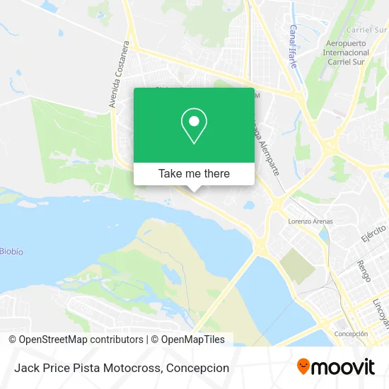 Mapa de Jack Price Pista Motocross