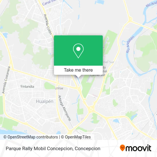 Mapa de Parque Rally Mobil Concepcion
