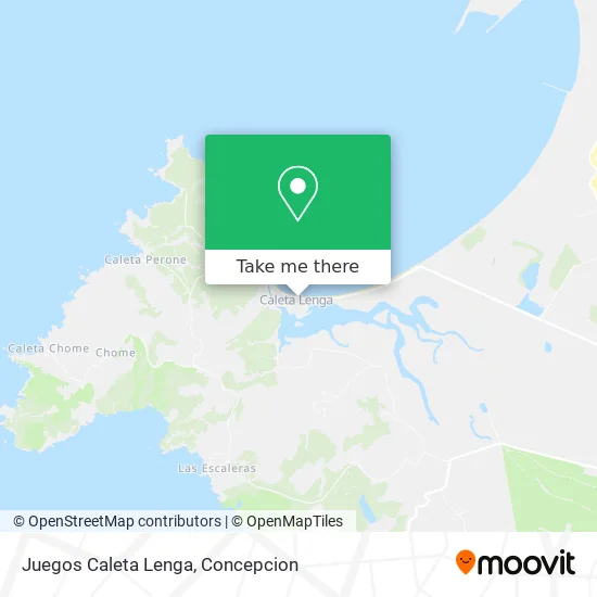 Mapa de Juegos Caleta Lenga