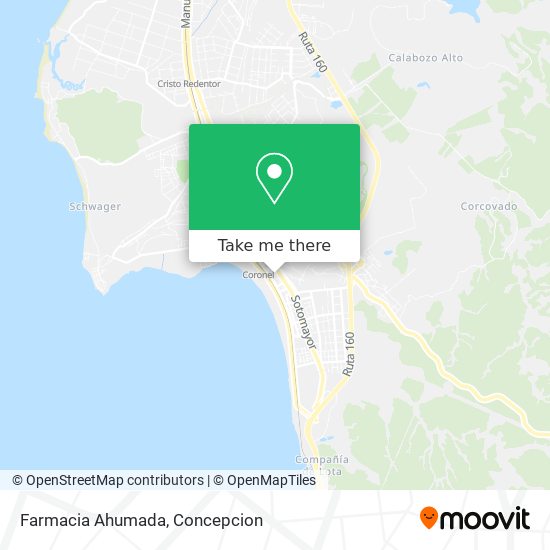 Mapa de Farmacia Ahumada