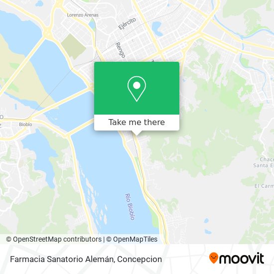 Mapa de Farmacia Sanatorio Alemán