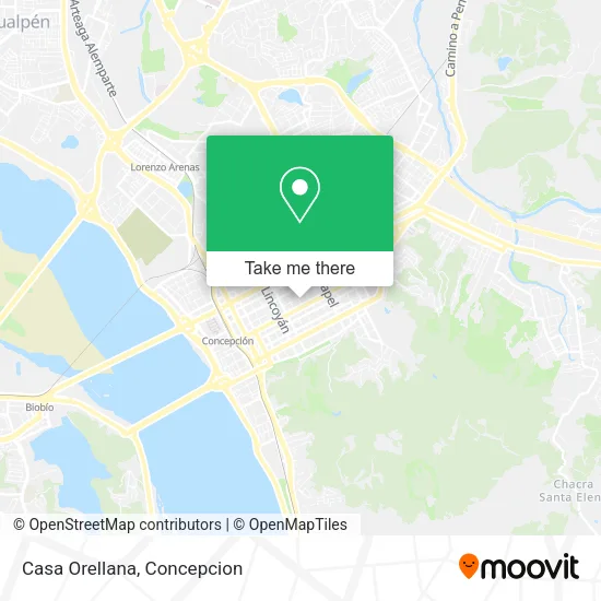Casa Orellana map