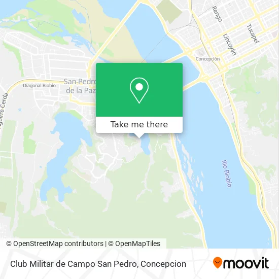Club Militar de Campo  San Pedro map