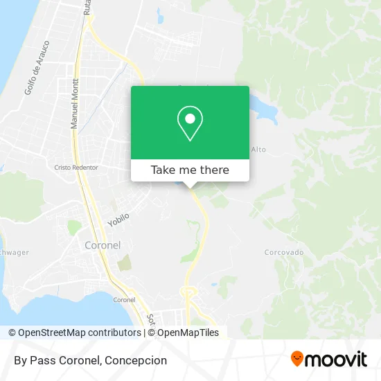 Mapa de By Pass Coronel
