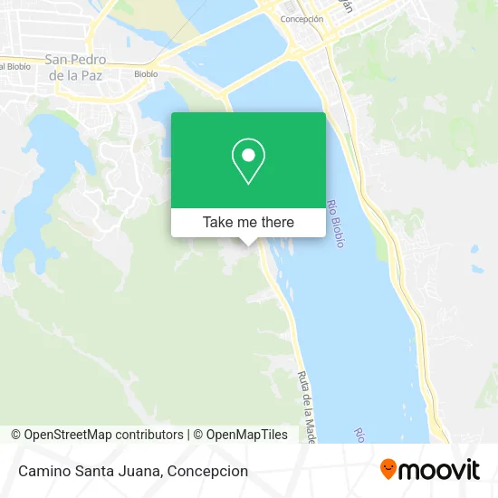 Mapa de Camino Santa Juana