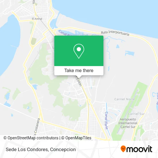 Mapa de Sede Los Condores