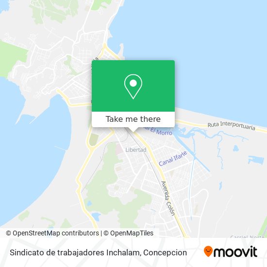Mapa de Sindicato de trabajadores Inchalam