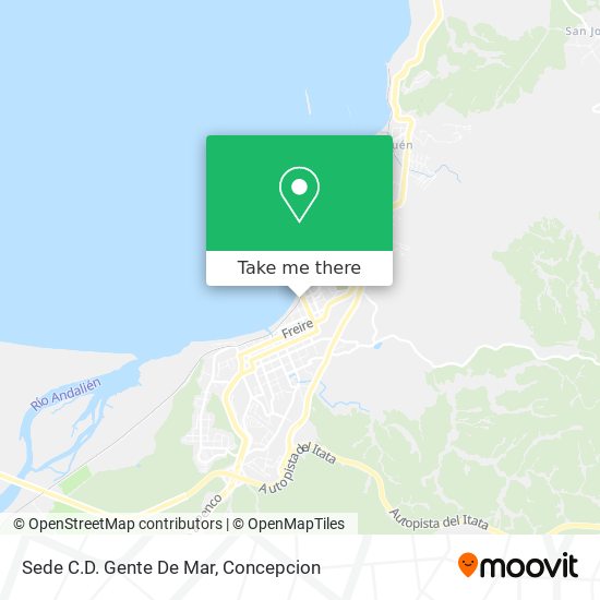 Sede C.D. Gente De Mar map