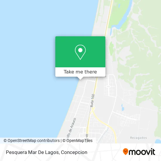 Mapa de Pesquera Mar De Lagos