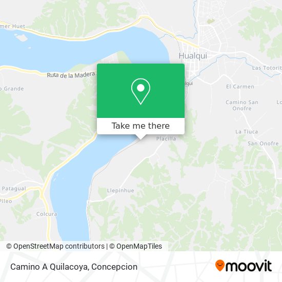 Mapa de Camino A Quilacoya