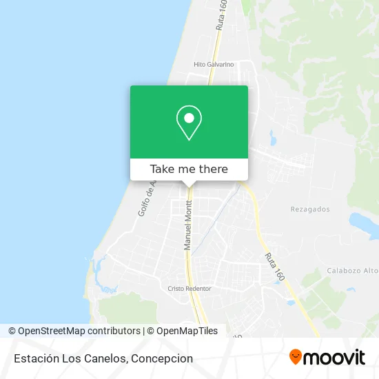 Mapa de Estación Los Canelos
