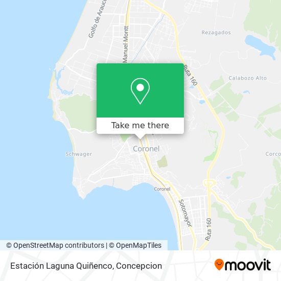 Estación Laguna Quiñenco map