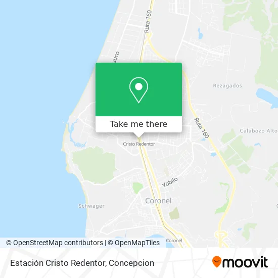 Mapa de Estación Cristo Redentor
