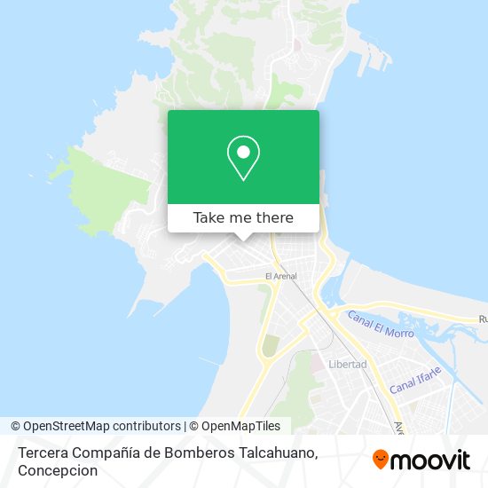 Tercera Compañía de Bomberos Talcahuano map