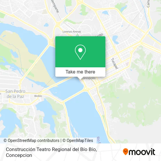 Mapa de Construcción Teatro Regional del Bío Bío