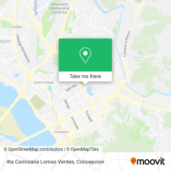 Mapa de 4ta Comisaria Lomas Verdes