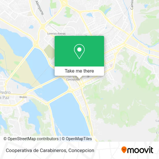 Cooperativa de Carabineros map