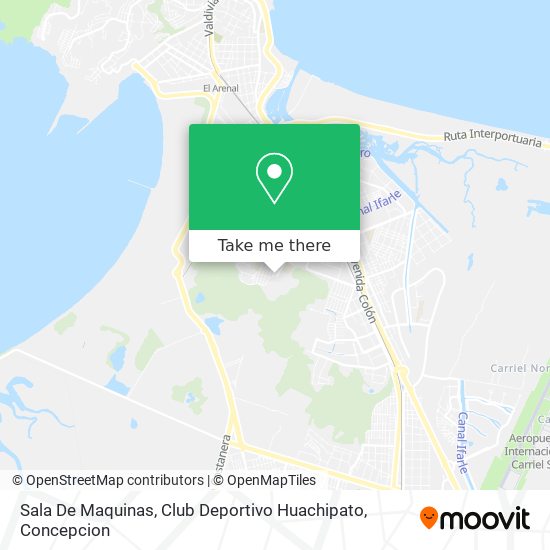 Mapa de Sala De Maquinas, Club Deportivo Huachipato