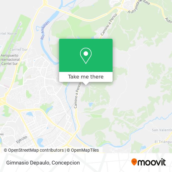 Gimnasio Depaulo map