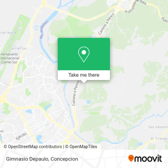 Mapa de Gimnasio Depaulo