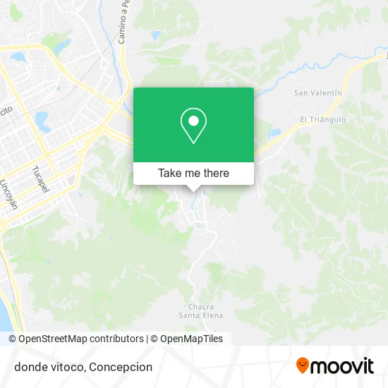 Mapa de donde vitoco