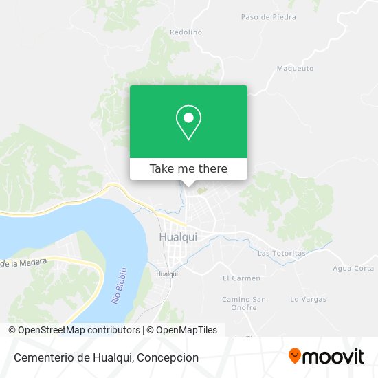 Mapa de Cementerio de Hualqui