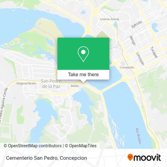 Mapa de Cementerio San Pedro