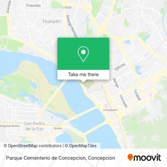 Mapa de Parque Cementerio de Concepcion