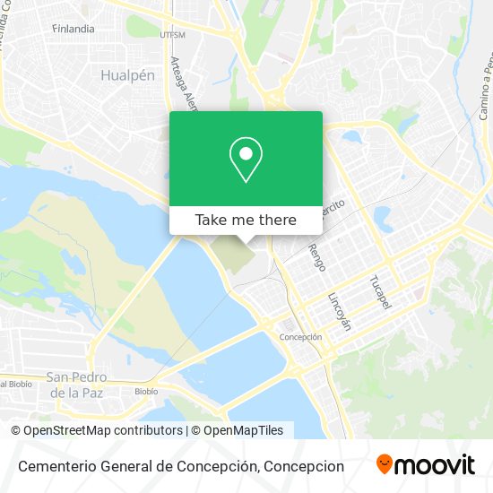 Cementerio General de Concepción map