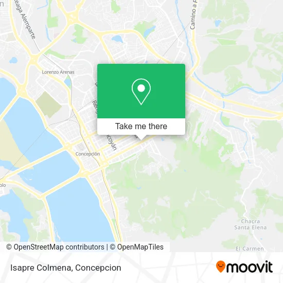 Mapa de Isapre Colmena