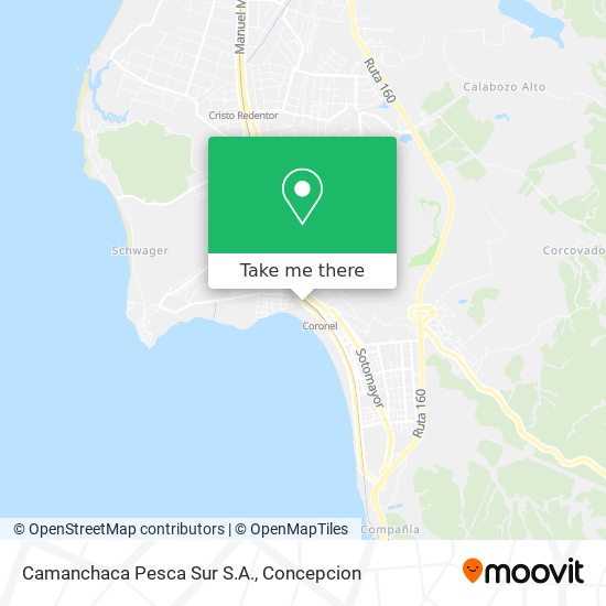 Camanchaca Pesca Sur S.A. map
