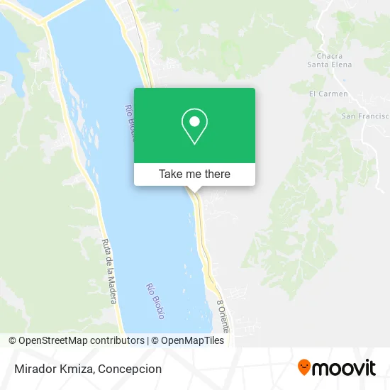 Mirador Kmiza map