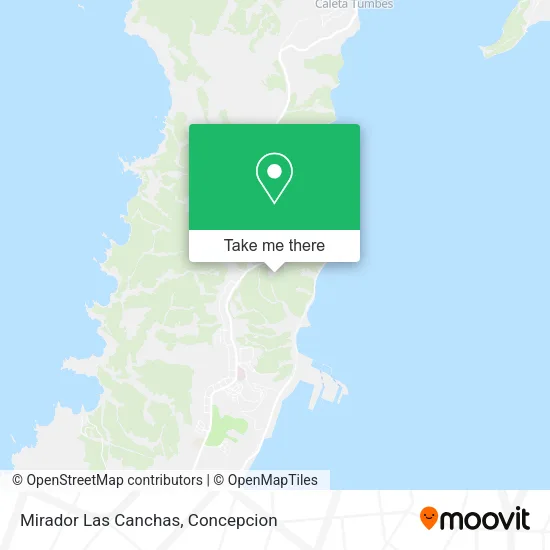 Mirador Las Canchas map
