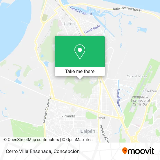 Mapa de Cerro Villa Ensenada