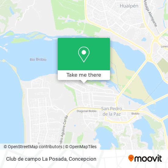 Club de campo La Posada map