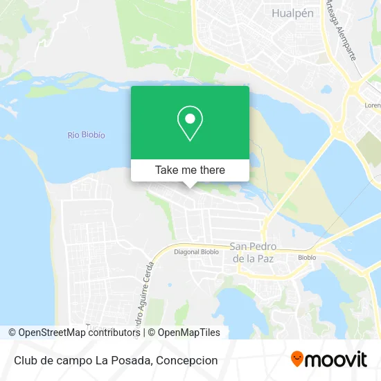 Mapa de Club de campo La Posada