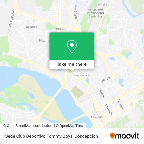 Sede Club Deportivo Tommy Boys map