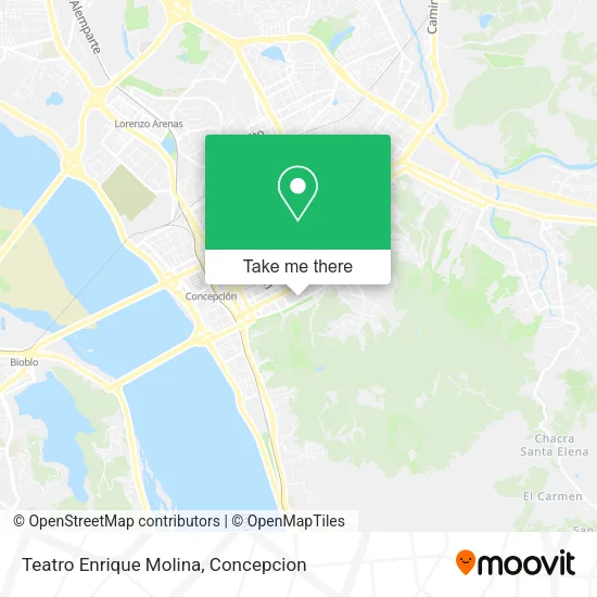 Teatro Enrique Molina map