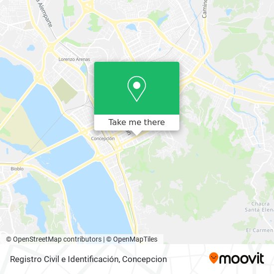 Registro Civil e Identificación map