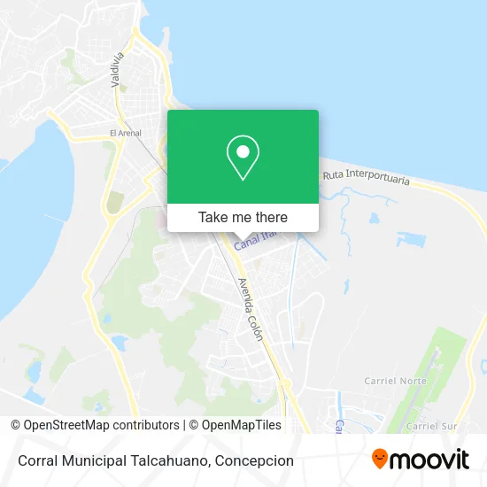 Mapa de Corral Municipal Talcahuano