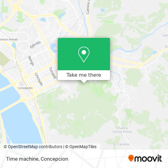 Mapa de Time machine