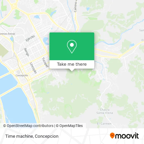 Mapa de Time machine