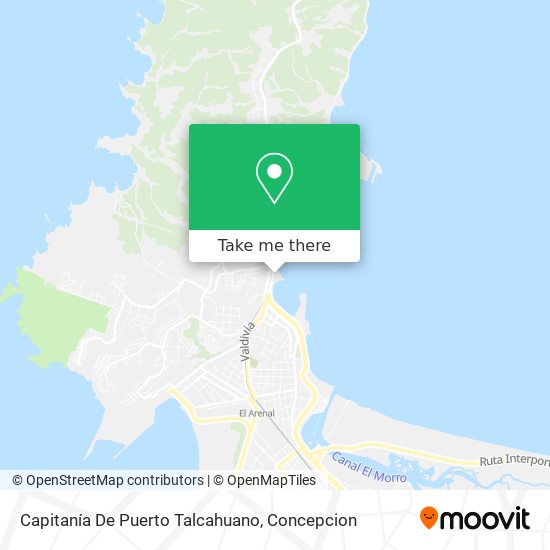 Mapa de Capitanía De Puerto Talcahuano