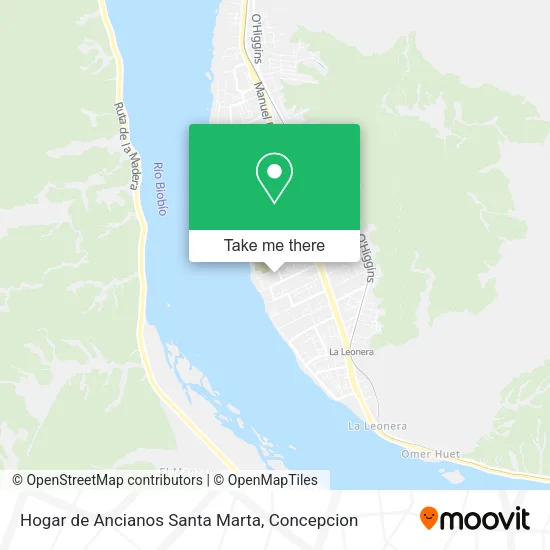 Hogar de Ancianos Santa Marta map