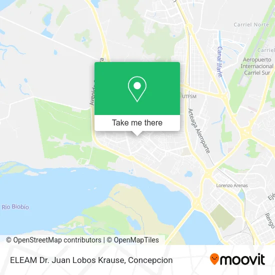 Mapa de ELEAM Dr. Juan Lobos Krause