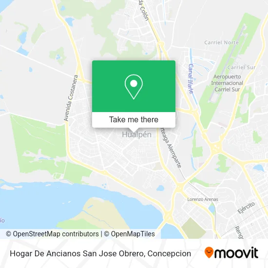 Hogar De Ancianos San Jose Obrero map