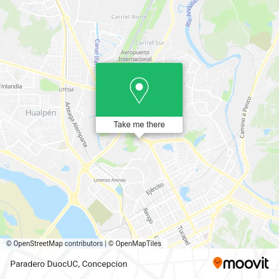 Mapa de Paradero DuocUC