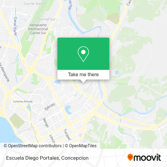 Escuela Diego Portales map